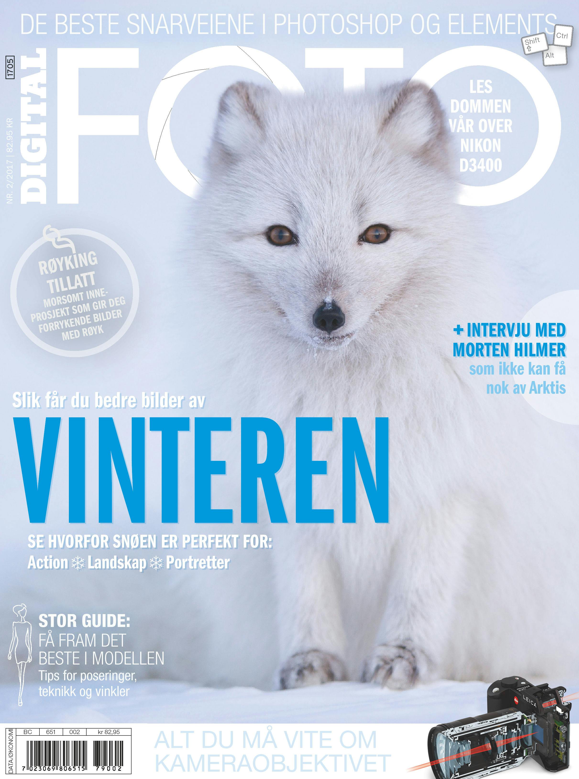 Forsiden på Digital FOTO nr. 2 med Morten Hilmer