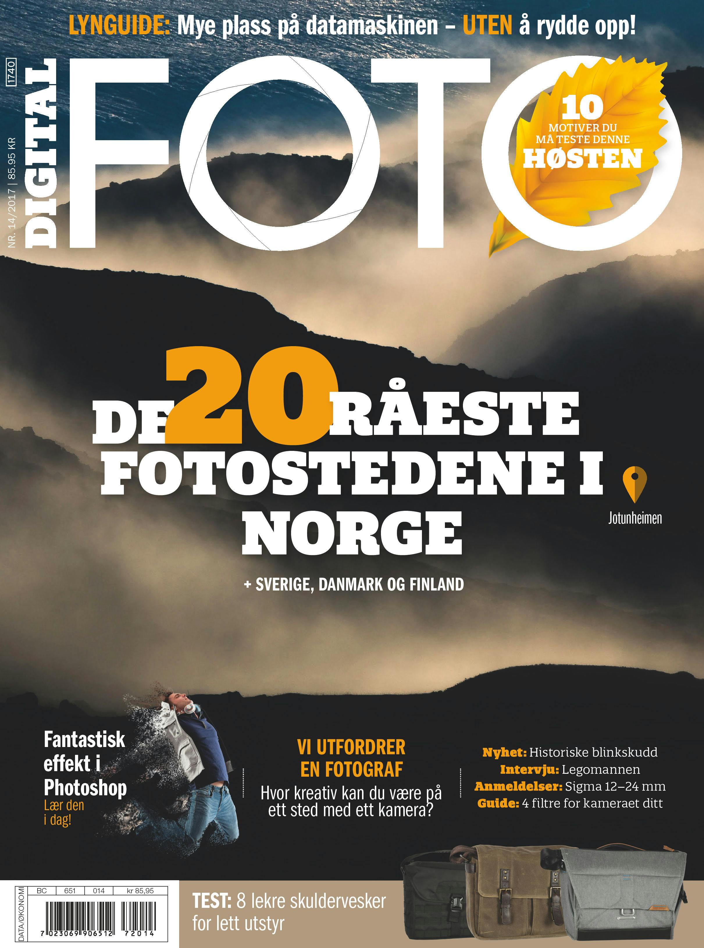 Nytt blad Digital FOTO nummer 14 2017
