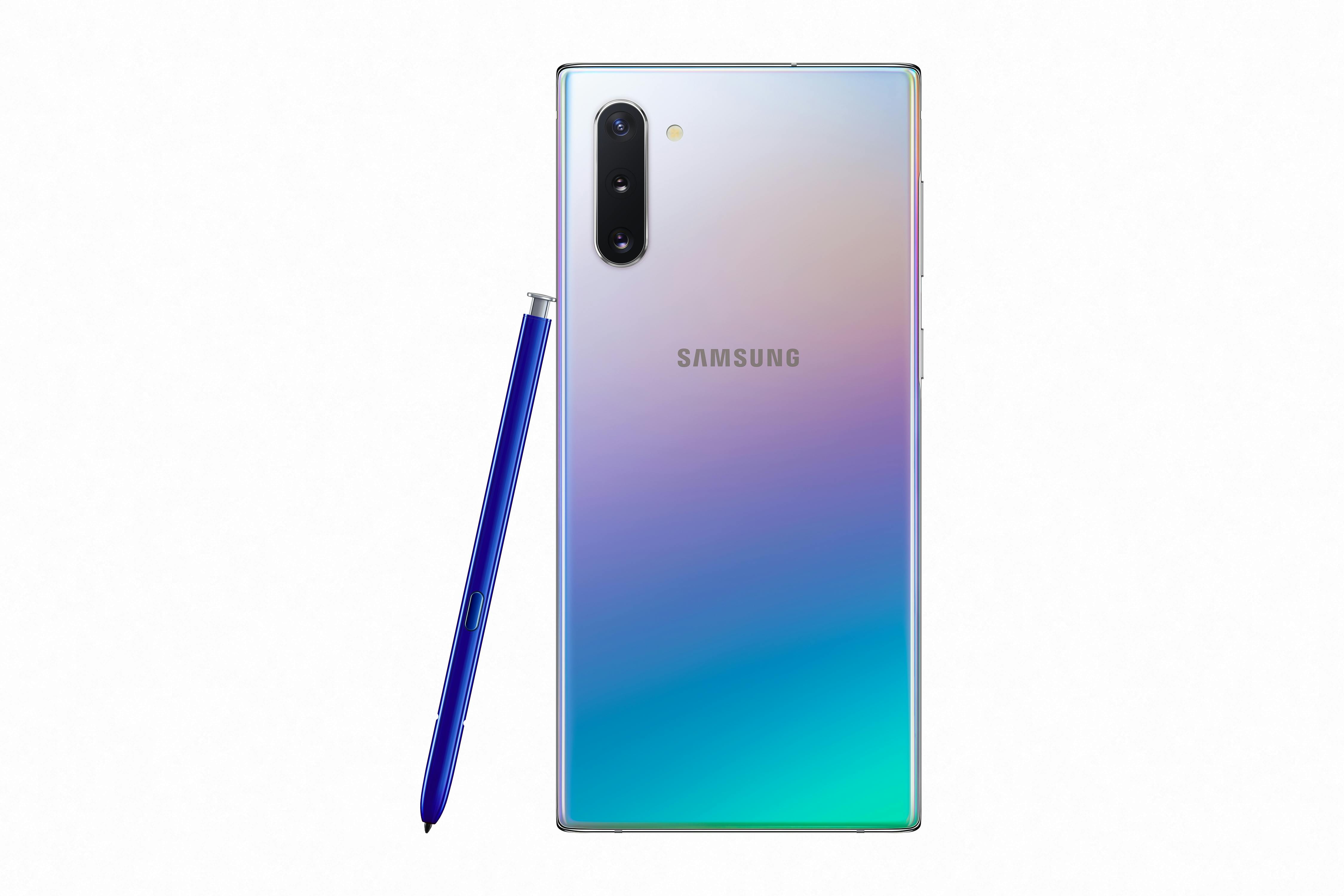 Baksidan på Samsung Galaxy Note10