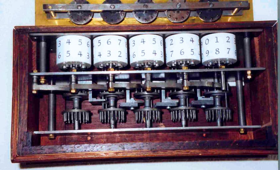 old calculator detail old calculator detail