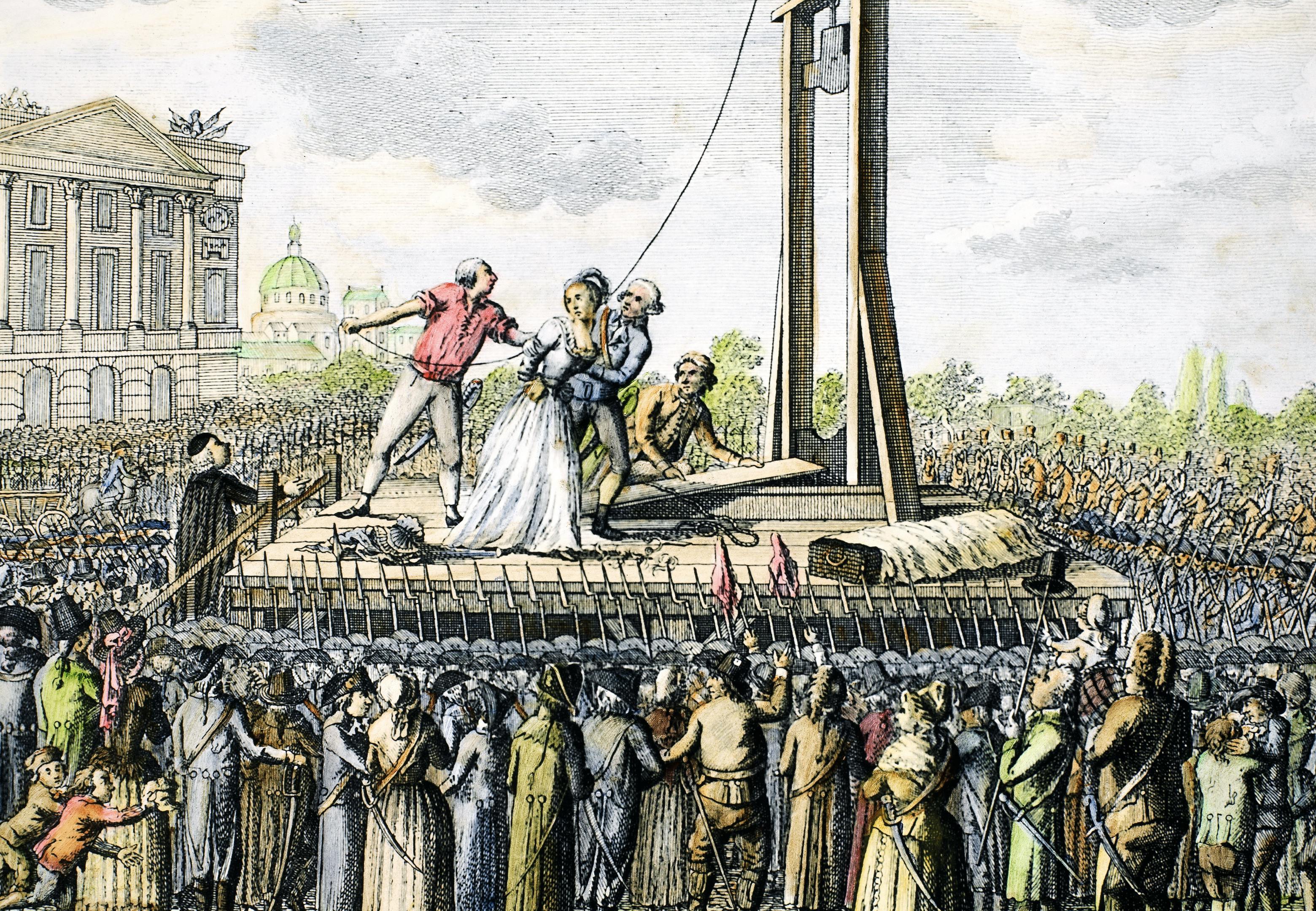 Marie-Antoinette på skafottet