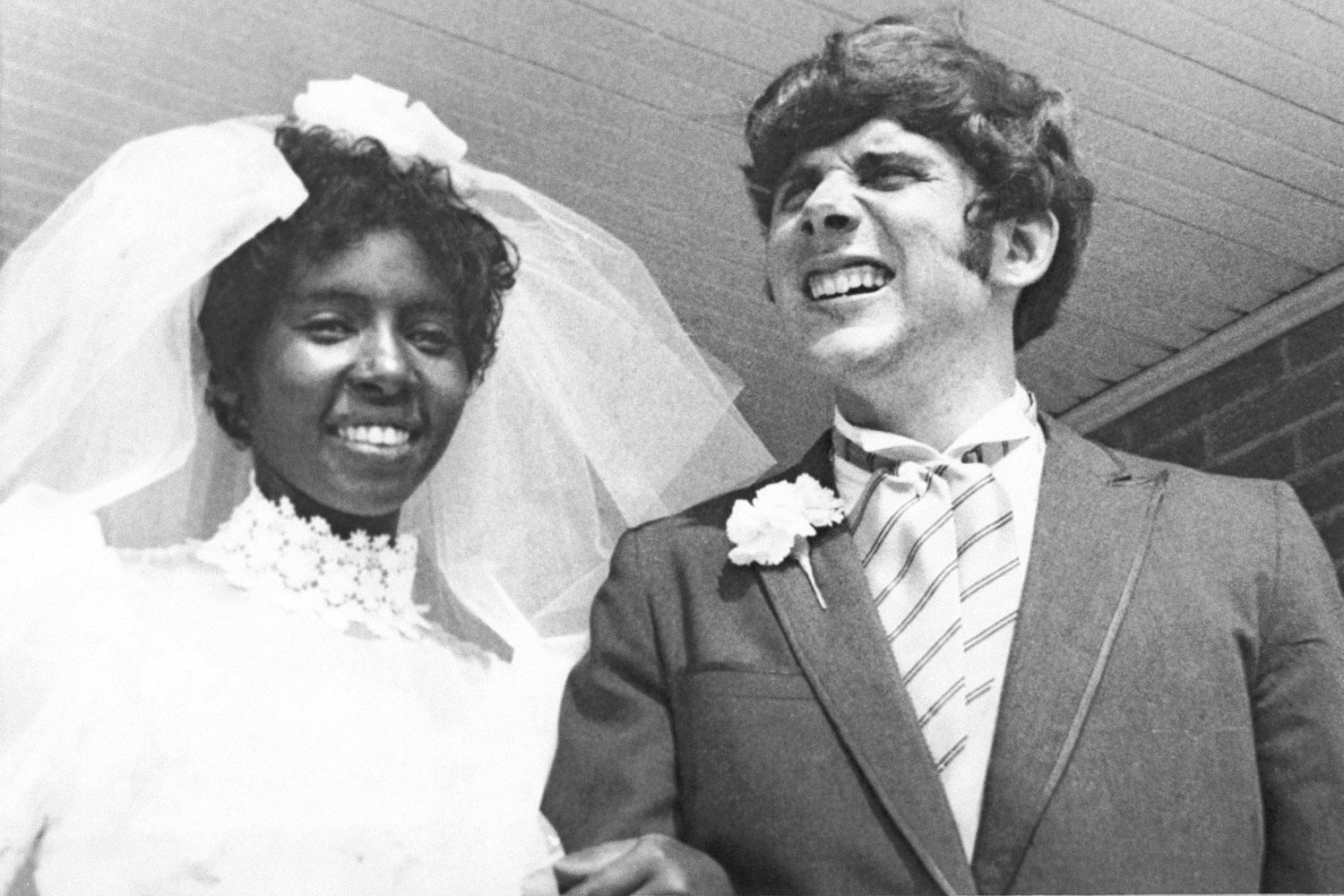 Mississippi, 2 augustus 1970, VS, Gemengd paar strijdt voor de liefde Mississippi, 2 augustus 1970, VS, Gemengd paar strijdt voor de liefde