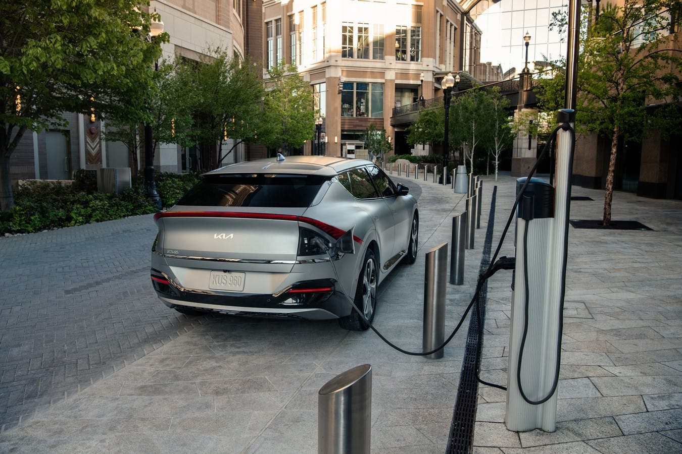 Kia EV6 elbil charging