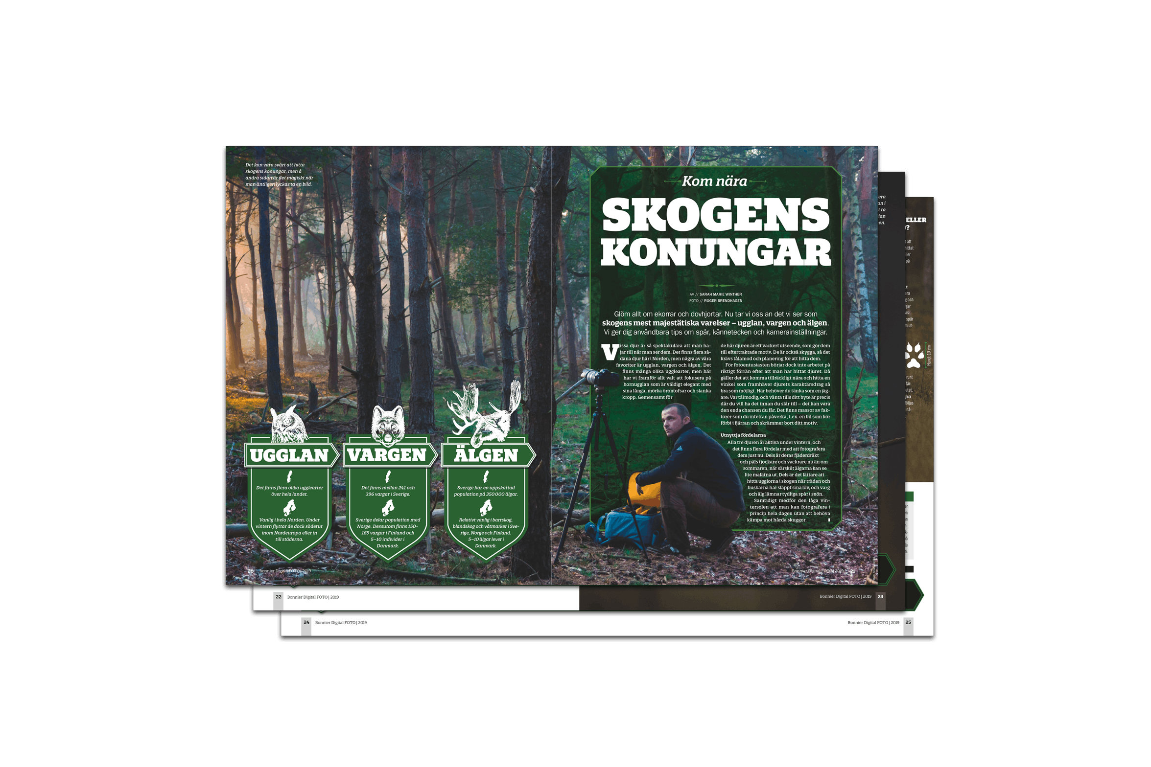 Bonnier Digital FOTO nummer 3/2019 djur fotografering