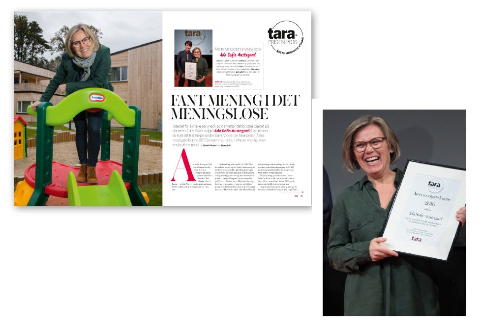 årets modigste kvinne, Tara-prisen