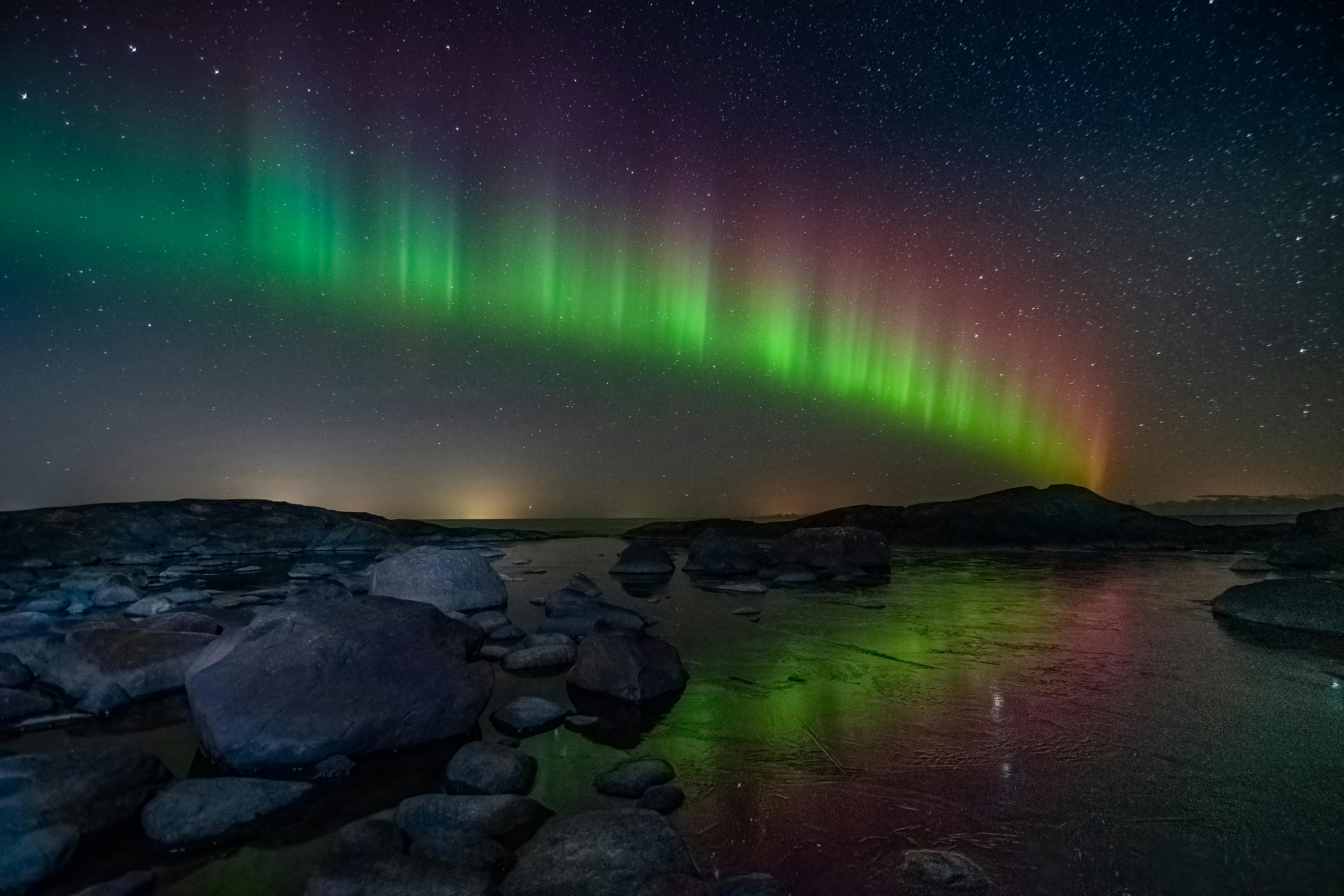 Dansende lys Nordlys i Nordsverige