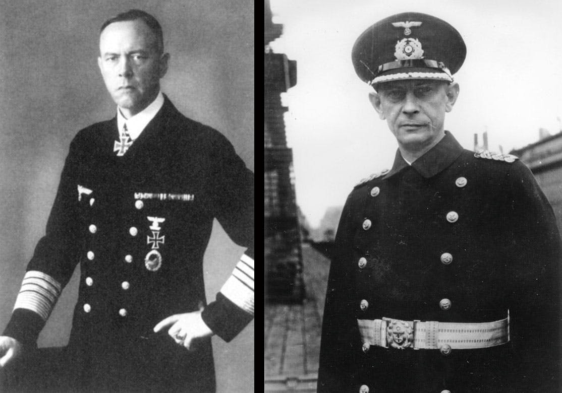 Viceadmiraal Lütjens en kapitein Lindemann Viceadmiraal Lütjens en kapitein Lindemann