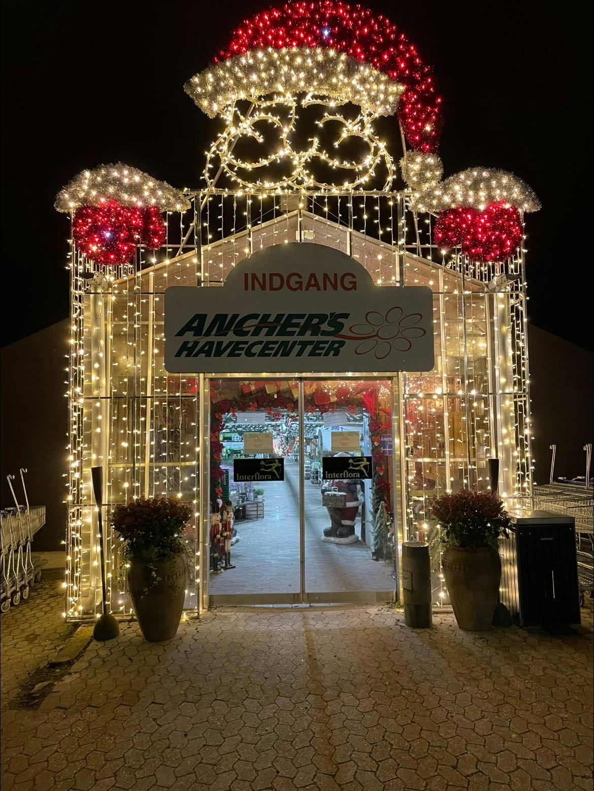 Anchers havecenter er så smukt pyntet op. Havecenter