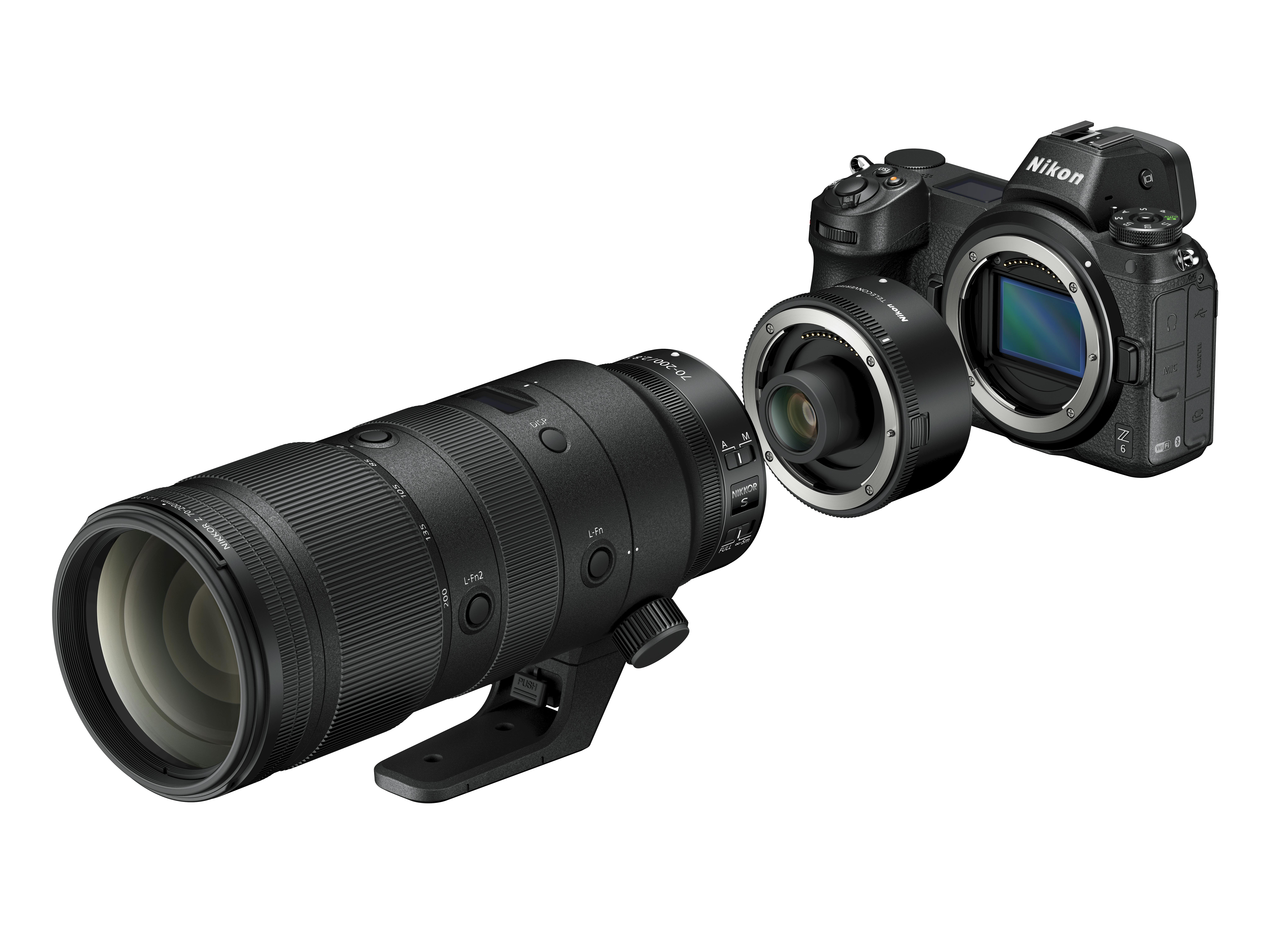 Nikon Z6 II med telekonverter og langt telobjektiv
