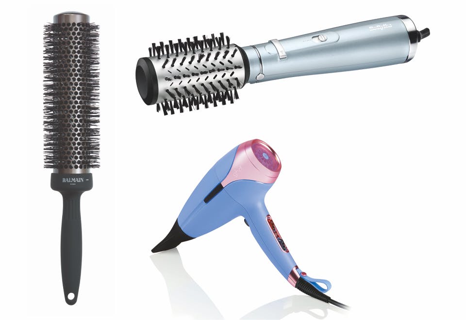 Balmain Ceramic round brush XL ghd Id collection Helios pastel lilac Babyliss Hydro-fusion big hair