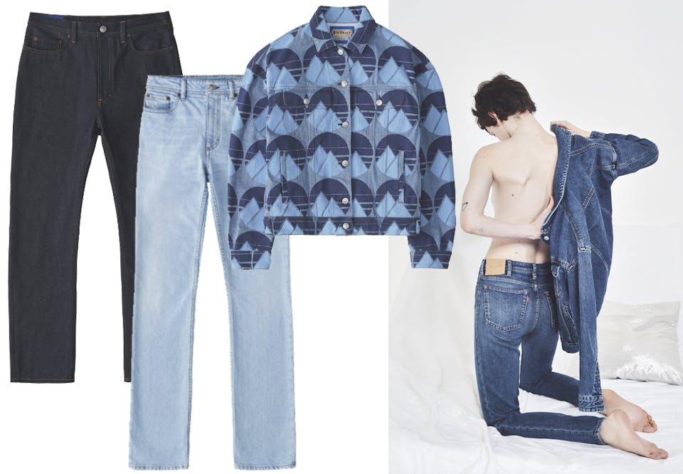 Acne Studios Blå Konst