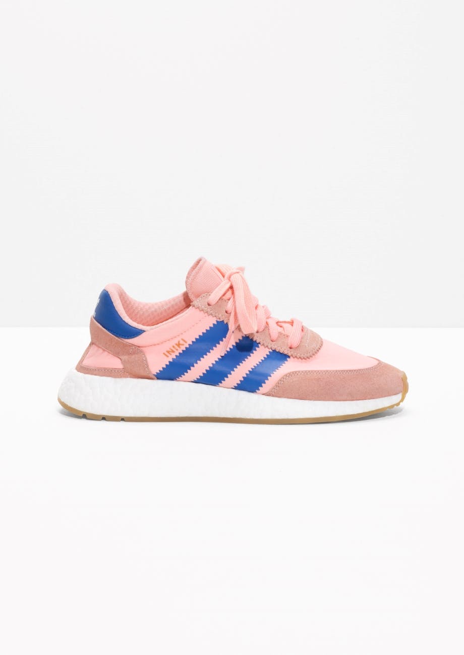 Pink sneakers
