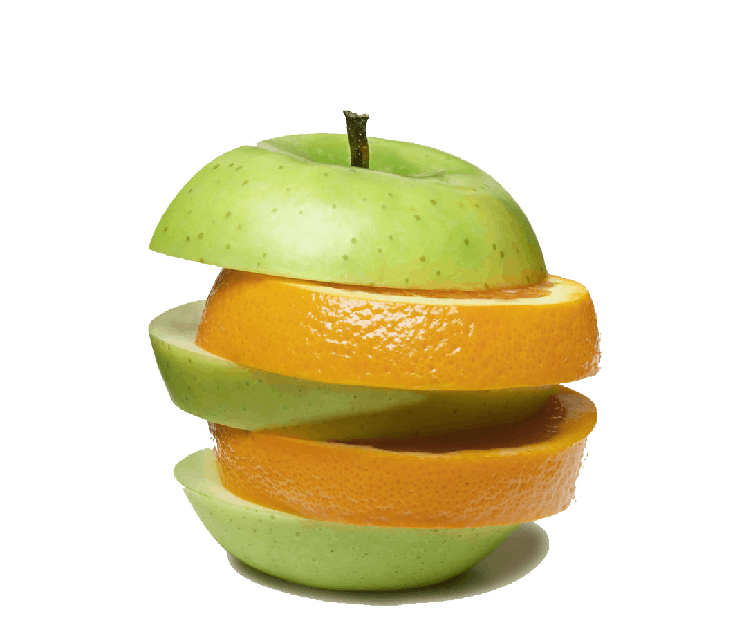Äpple och apelsin