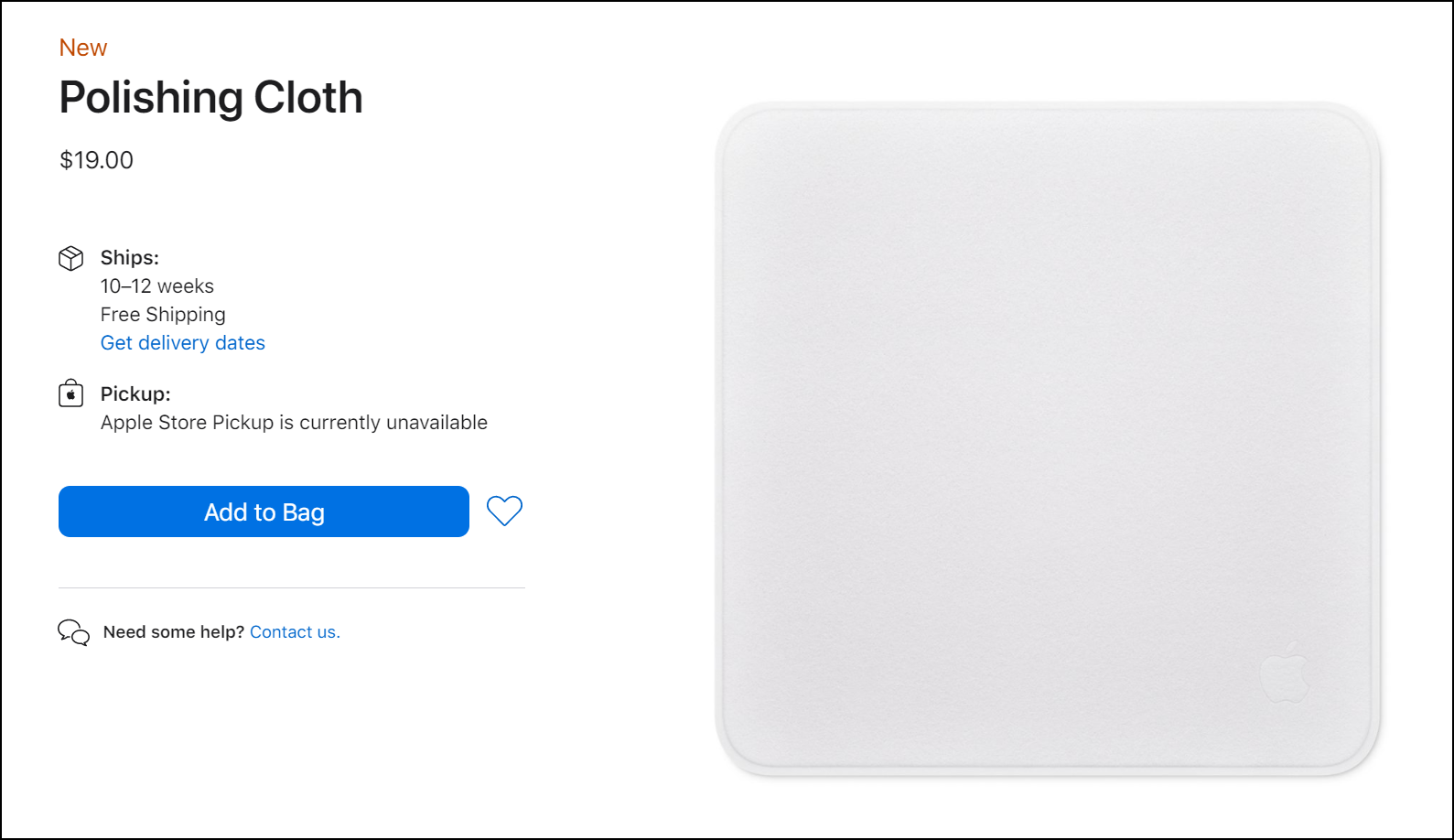 Apple lanserer pusseklut til 229 kroner | Komputer.no