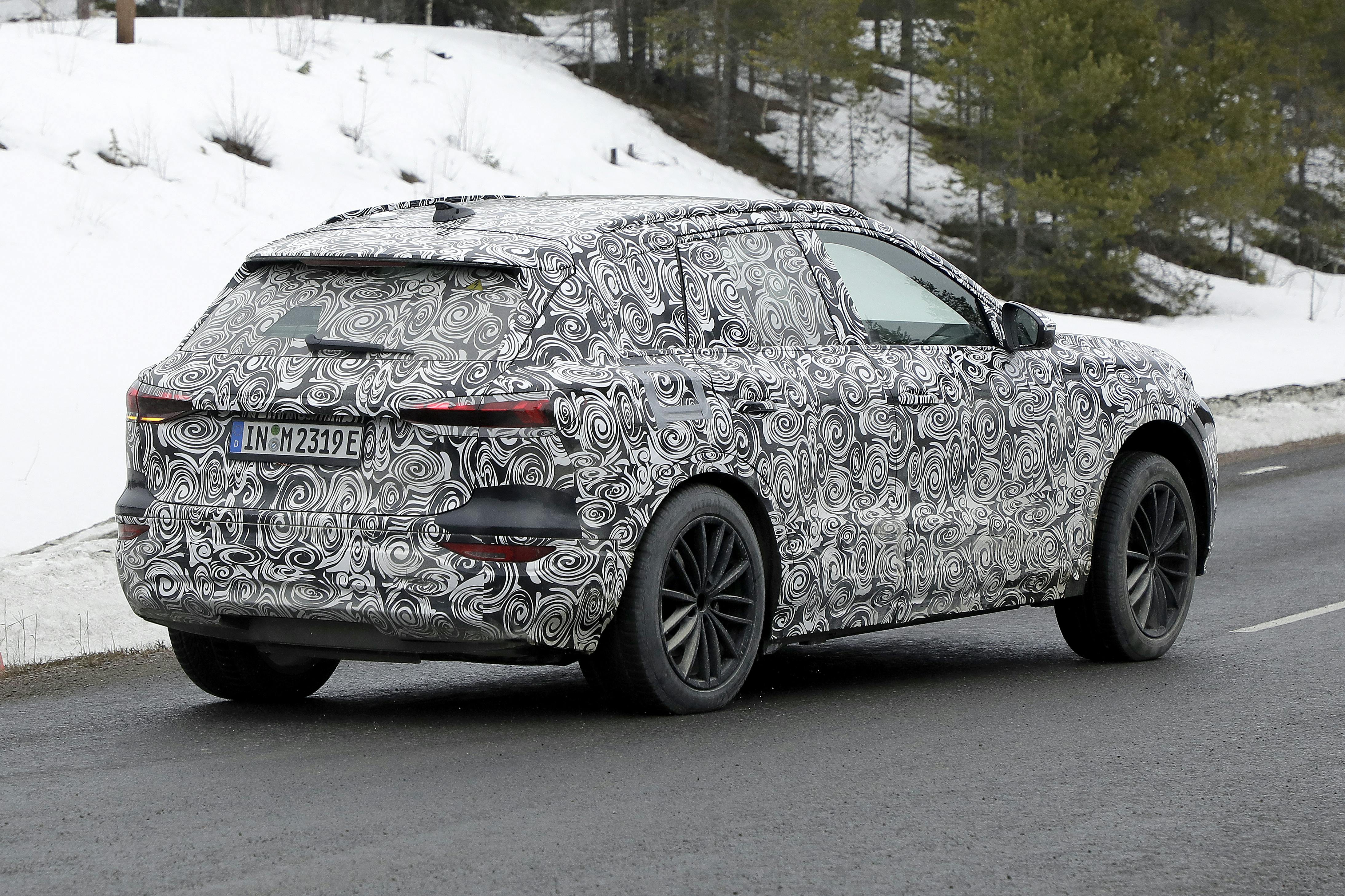 Automedia Audi Q6 e-tron spionbilleder kamuflage