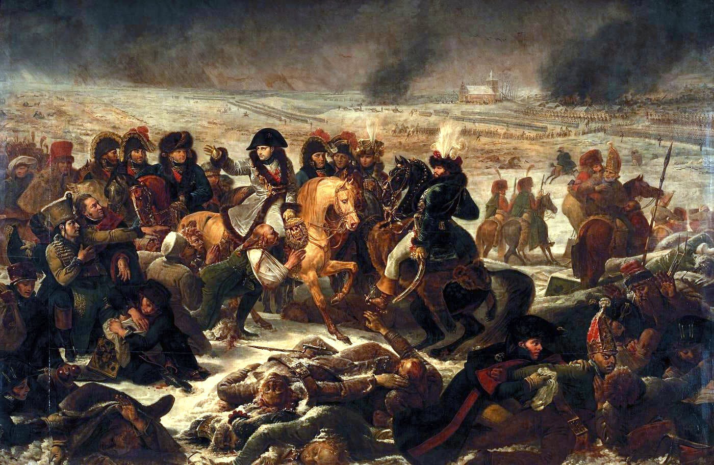 Napoleon under slaget vid Eylau.