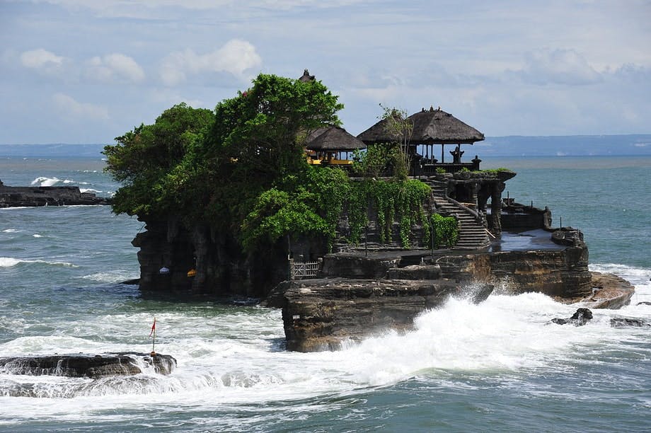RELIGIØS PERLE: Bali Tanah Lot tempel