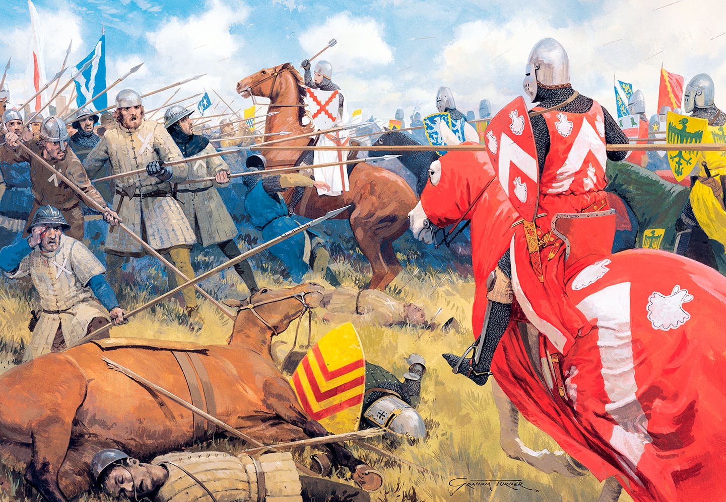 Slaget om Bannockburn 1314. Robert Bruce mot Edvard II.