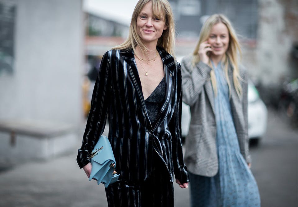 Ternet blazer og jakke er stor tendens og streetstyle i 2017