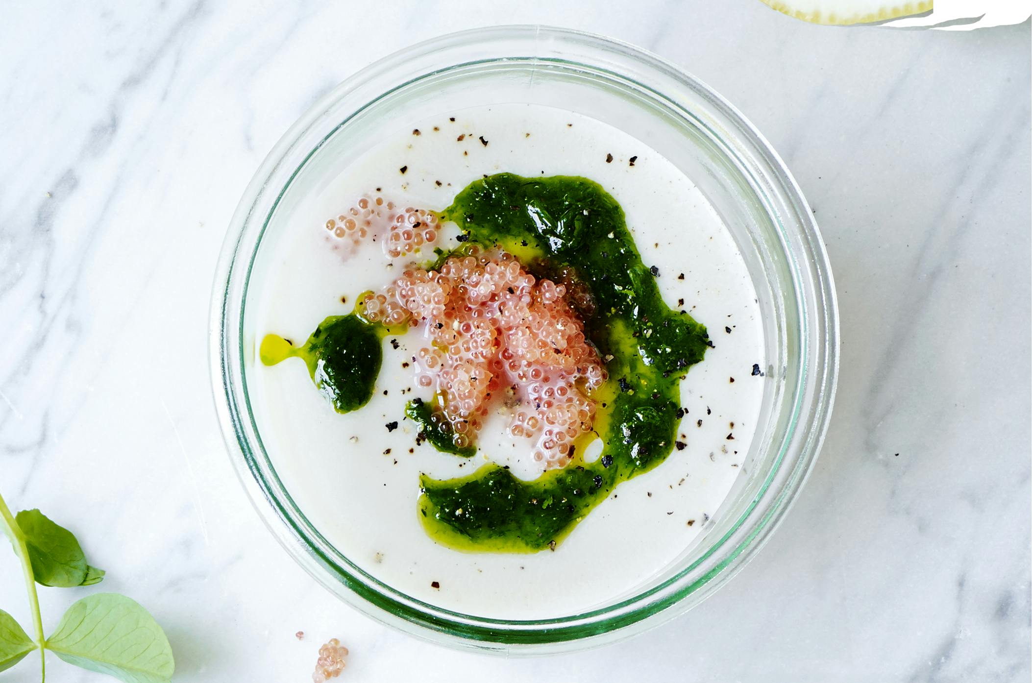 Blomkålssuppe med stenbiderrogn