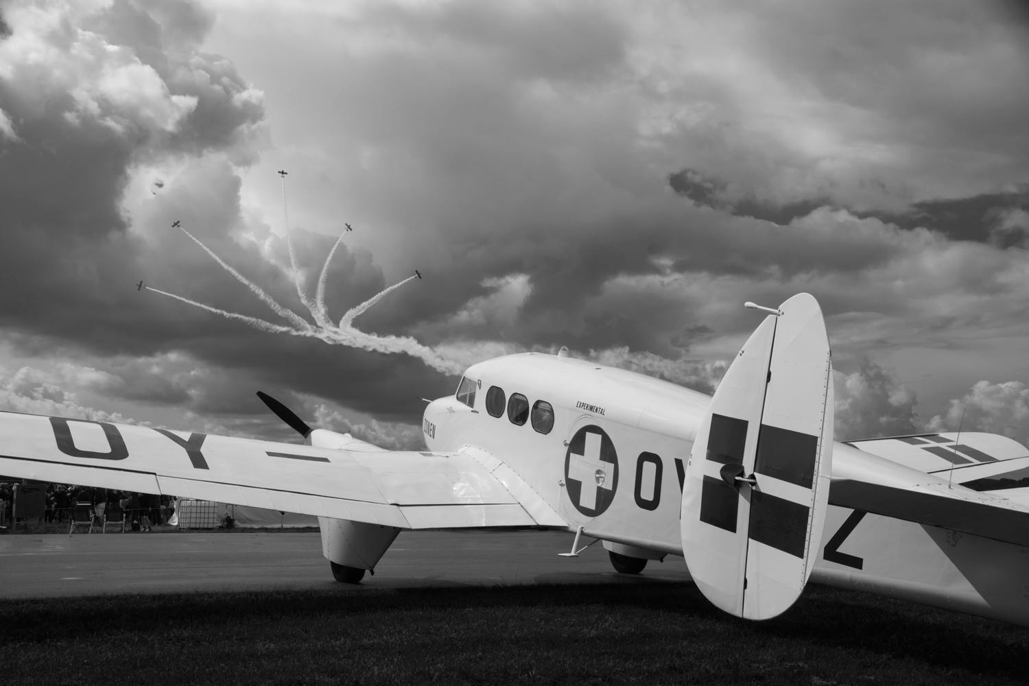 Det beste leserbildet i Digital FOTO nr 1 2018 er et bilde av et ambulansefly under Roskilde Airshow, fotografert av Brian Heidemann.