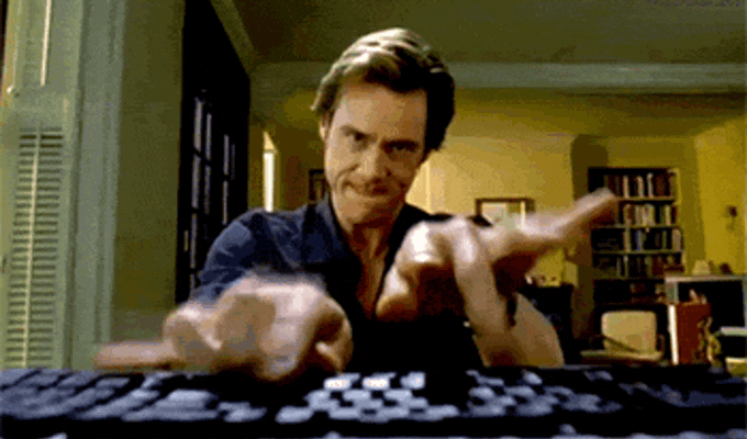 Jim Carrey on tainnut päästä vauhtiin.