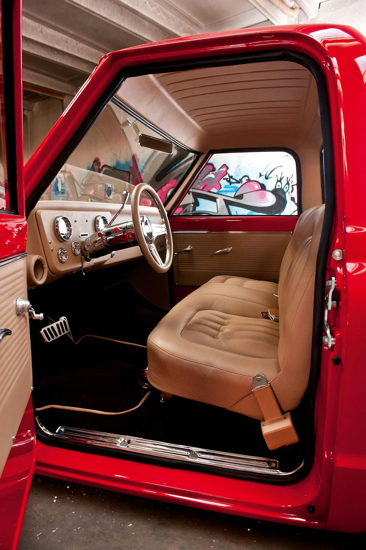 pickup truck interior
