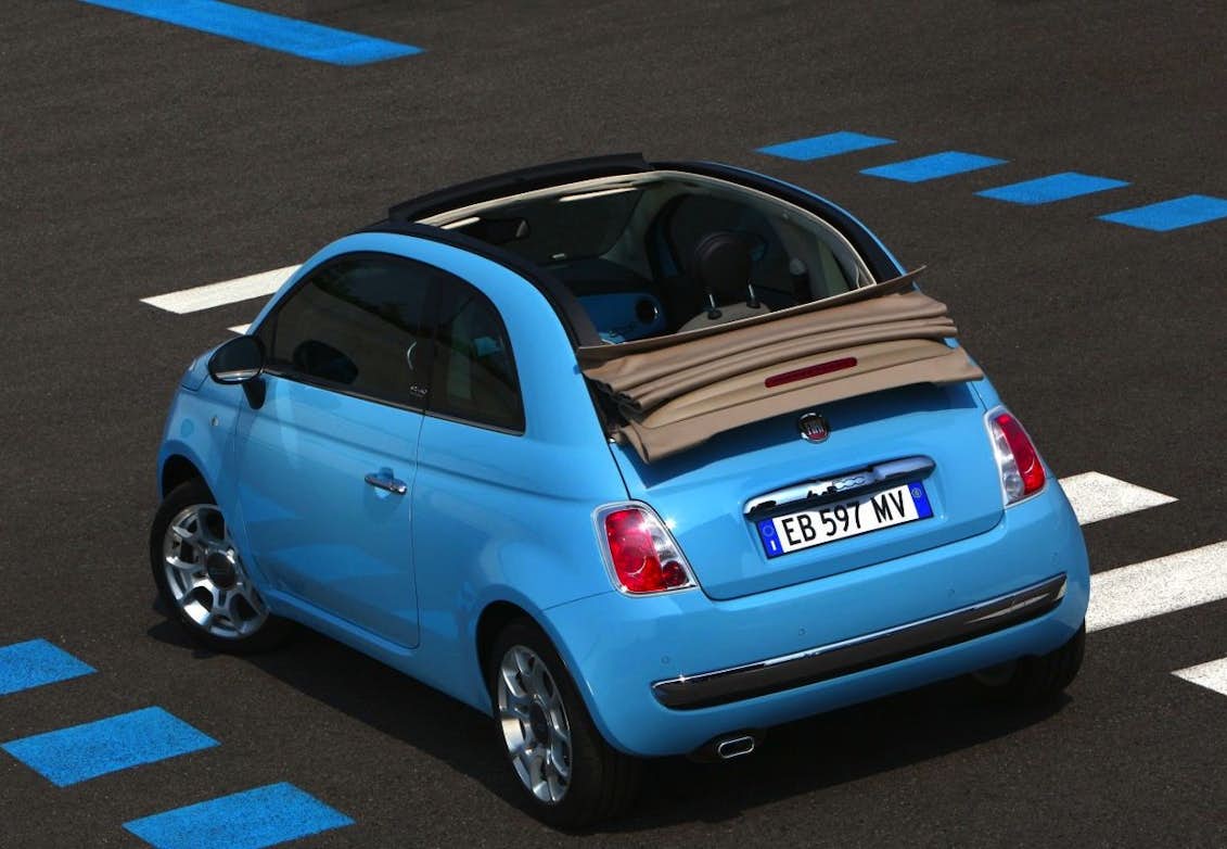 Fiat 500 med 120.000 kr. |