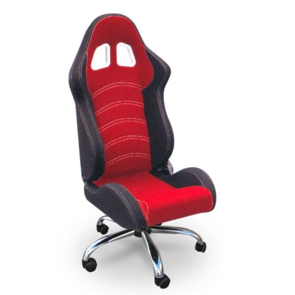 Rød racer kontorstol