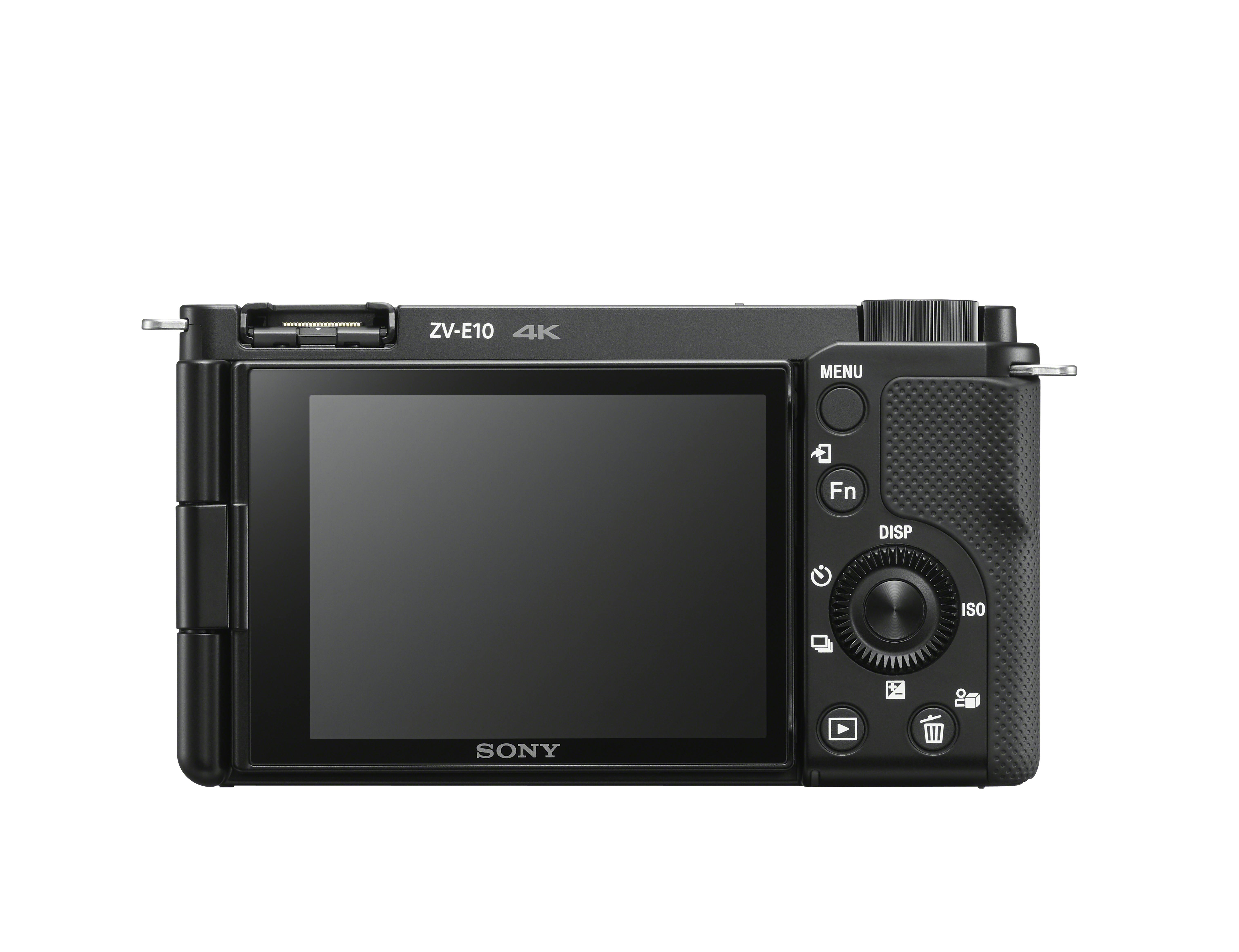 Fleksibel skærm Sony ZV-E10 bagfra