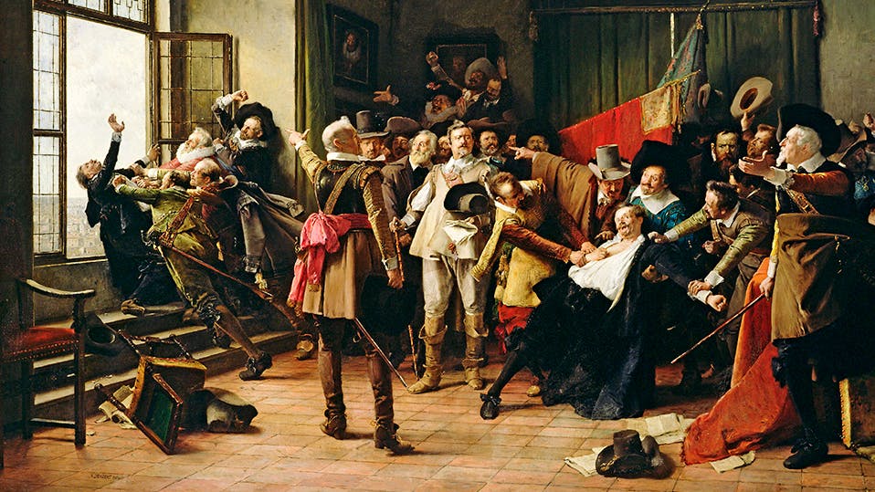 Defenestrationen i Prag 1618.