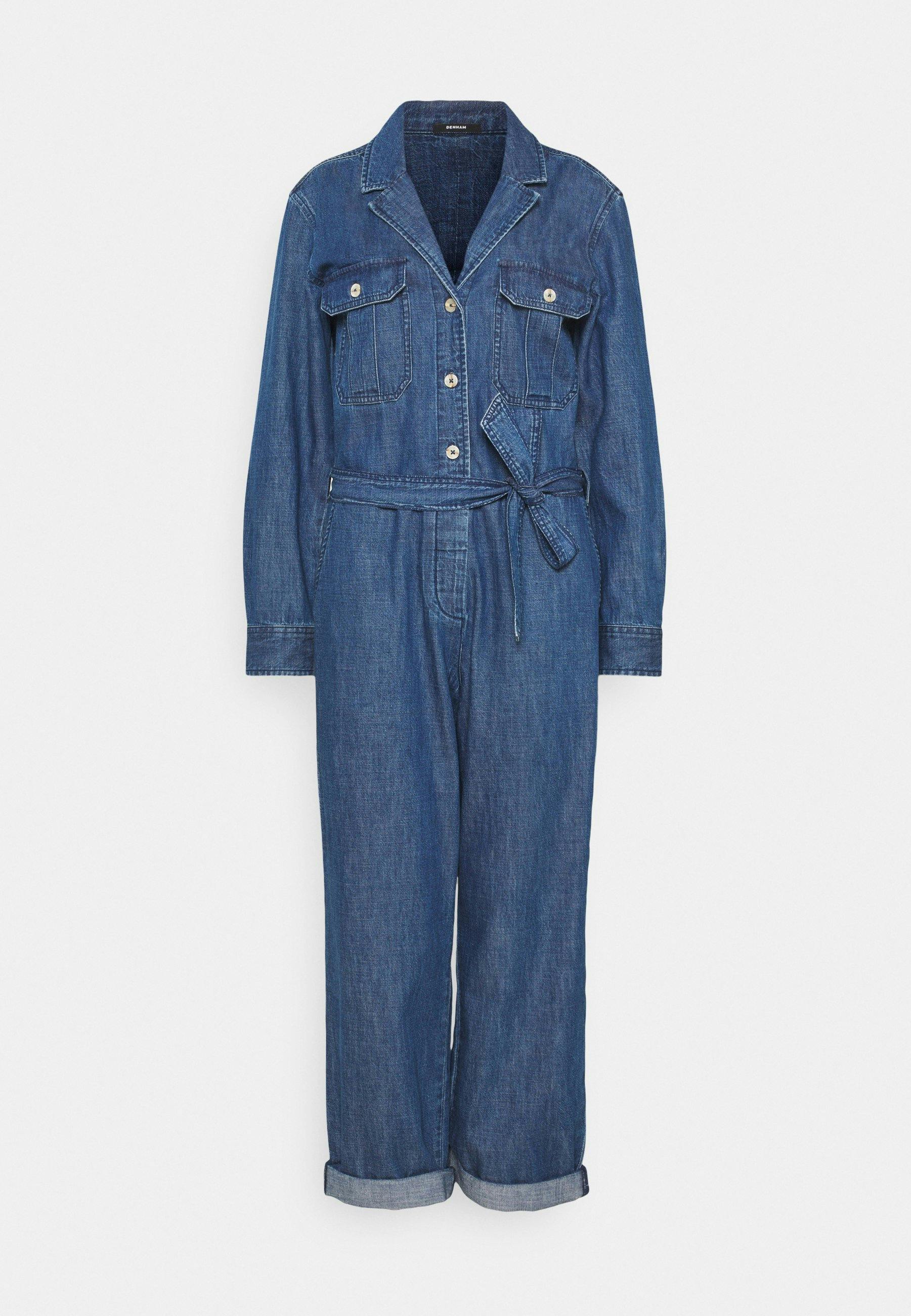 Zalando buksedress jeans denim knytebelte denham