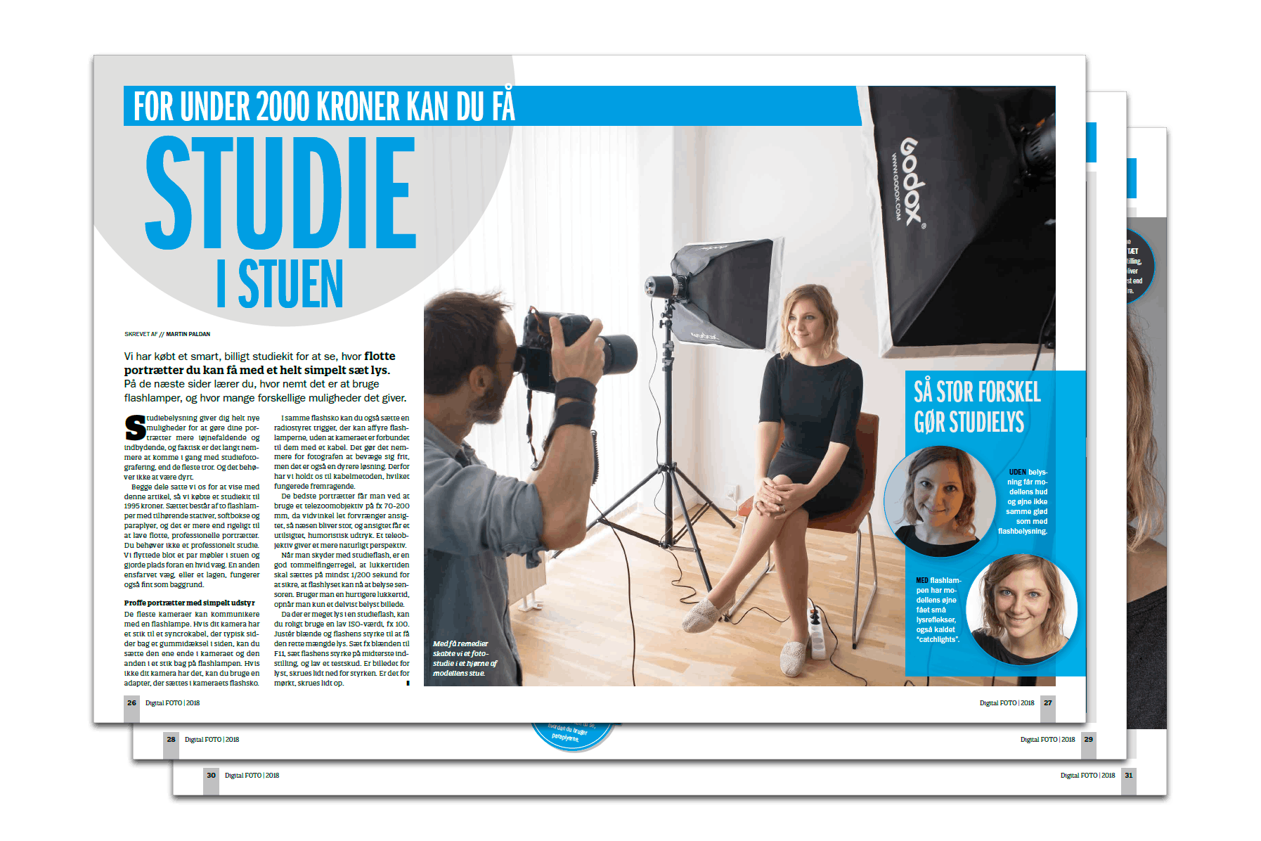 Fotostudie i stuen