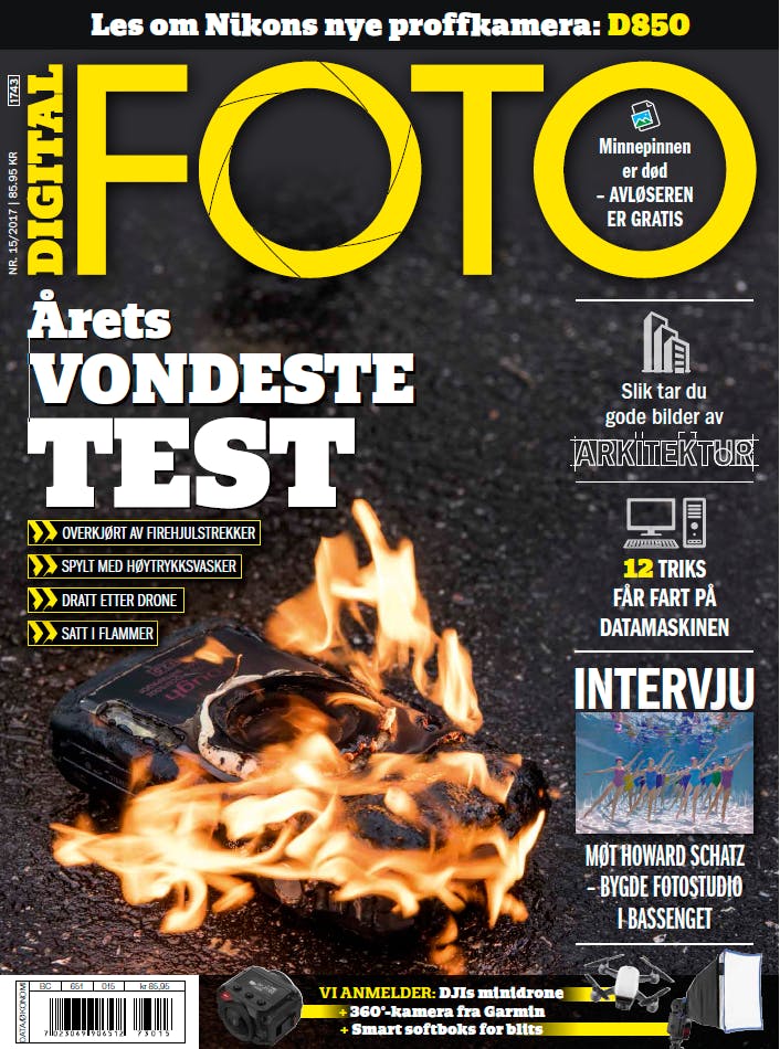 Forsiden på Digital FOTO nummer 15/2017