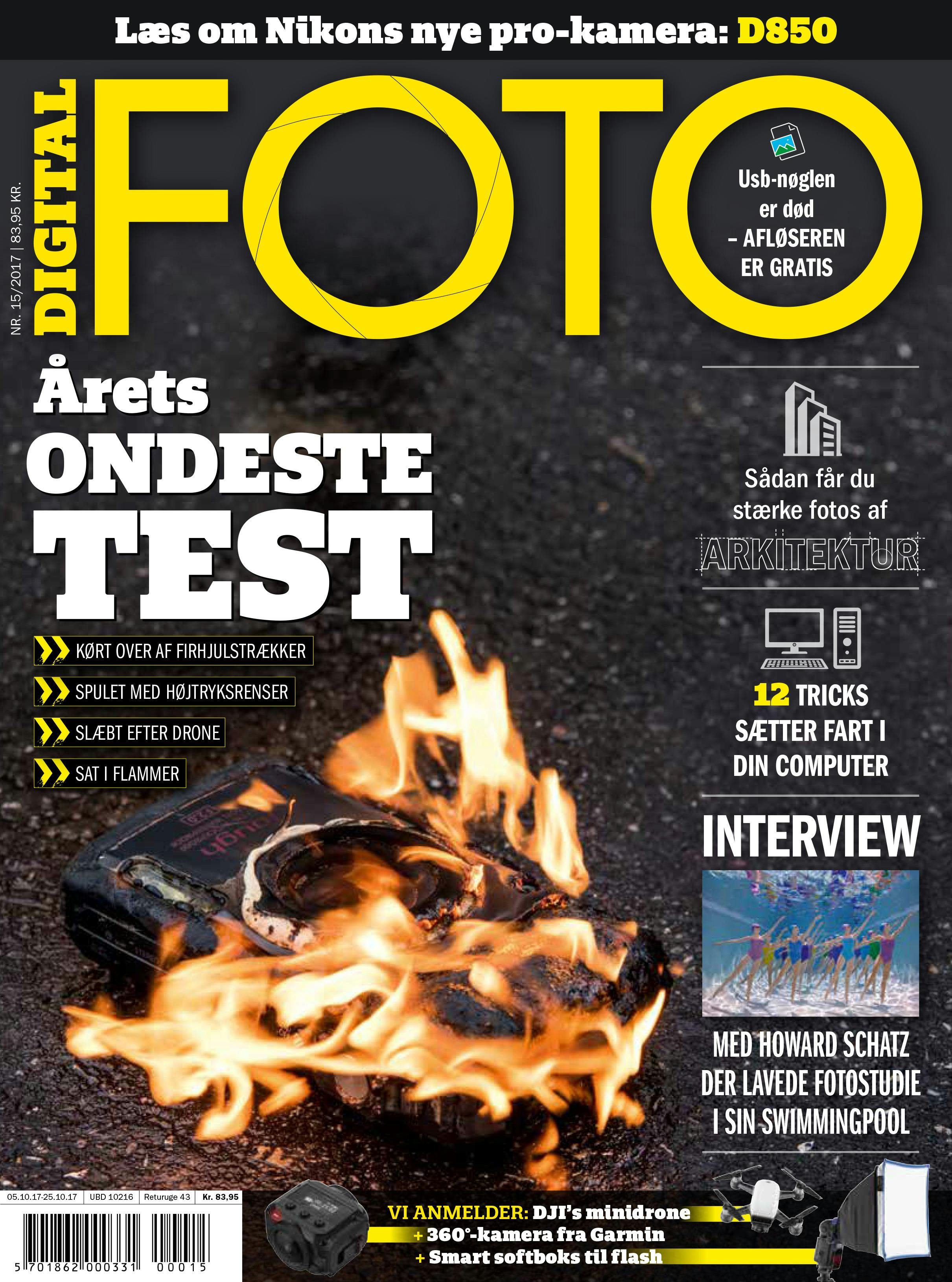Forsiden på Digital FOTO nummer 15/2017