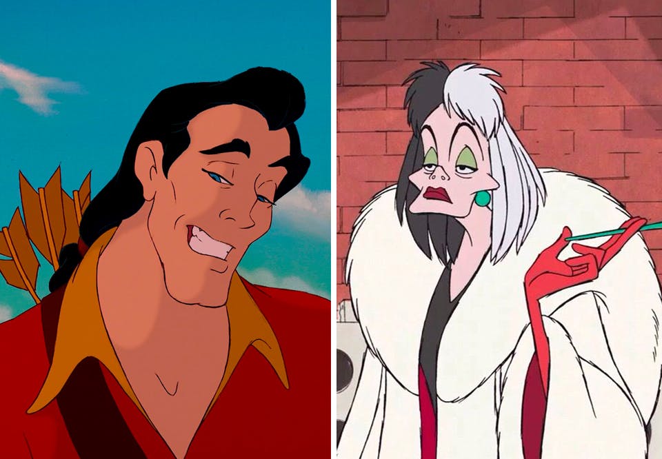 Ville du egne dig som kollega til disse Disney-skurke? Gaston, Cruella Devil