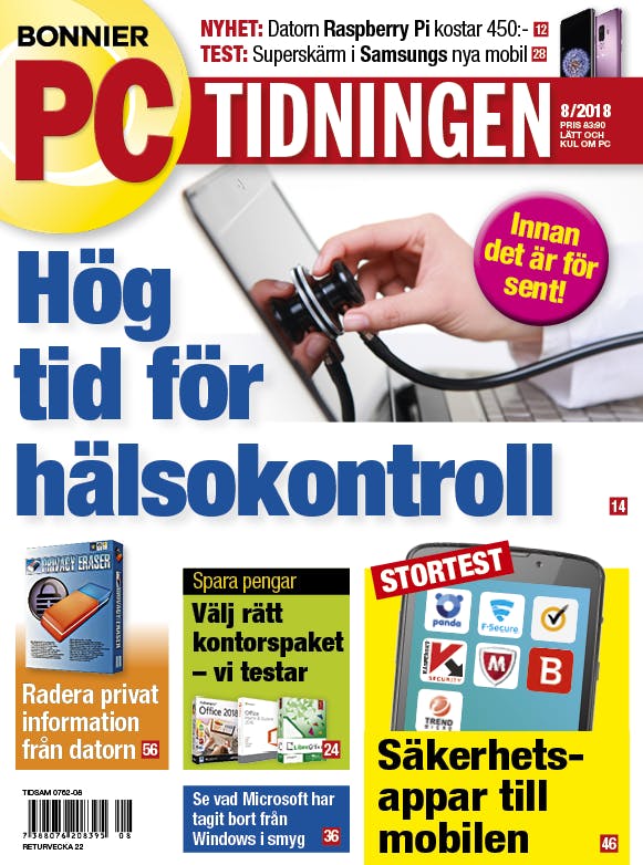 Hälsokontroll av datorn