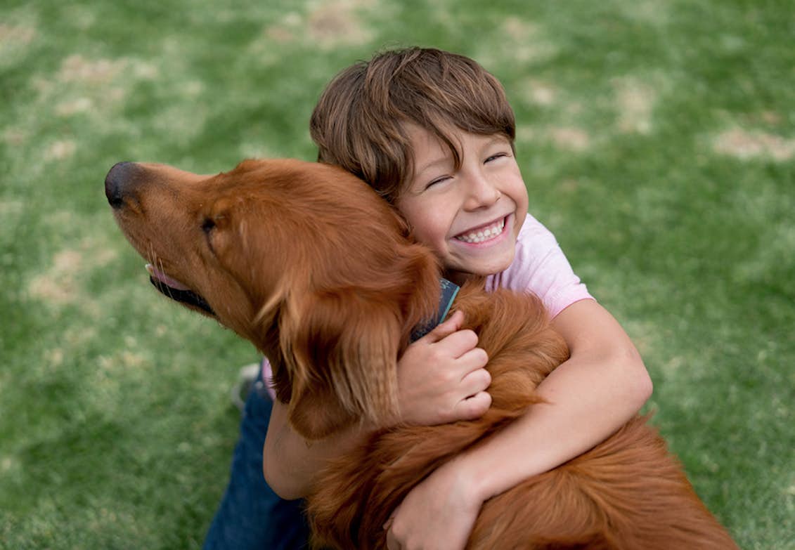 Her giver vi dig 5 grunde til, at det er godt for dine vokse op med en hund i familien | Magasinetliv.dk