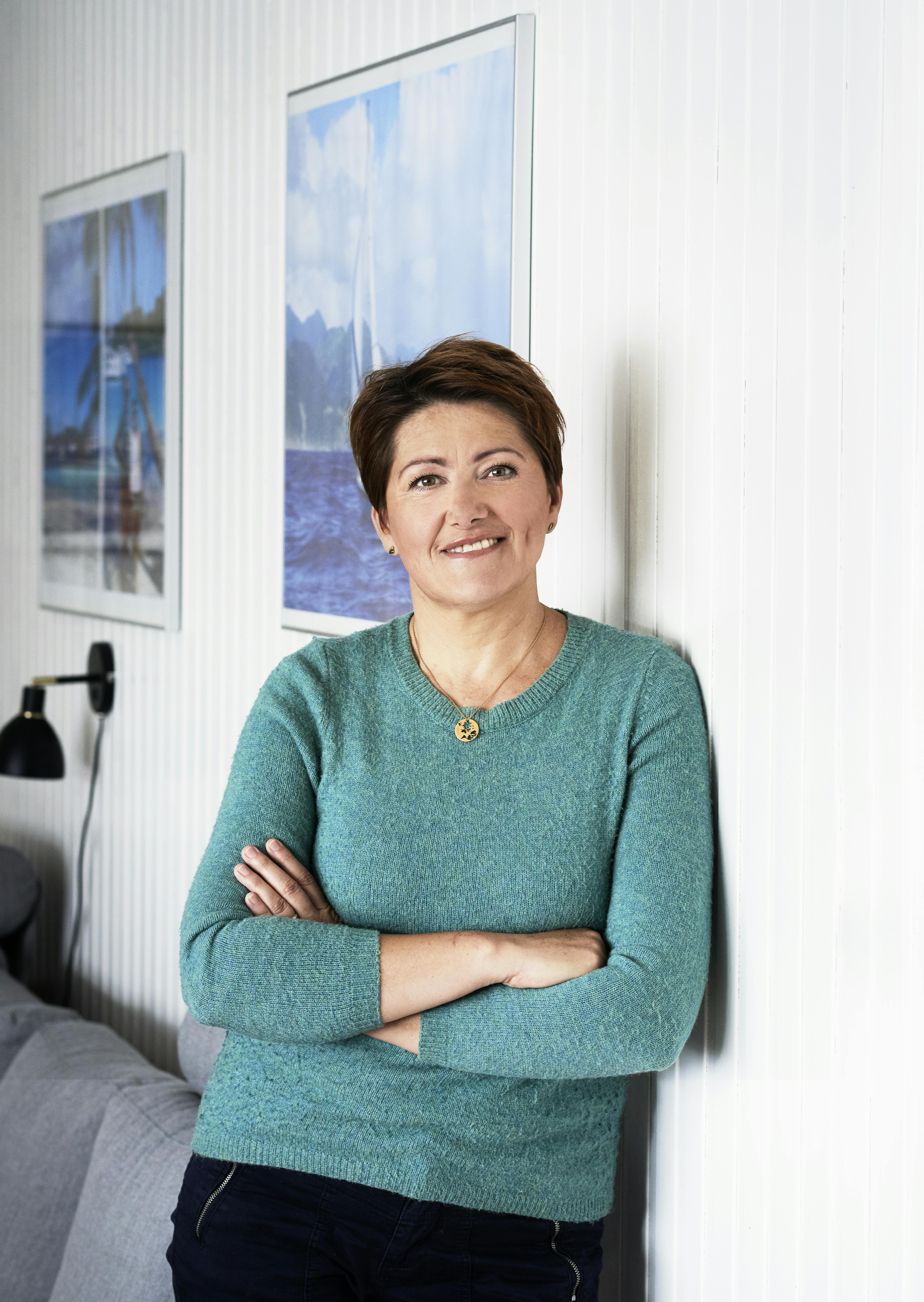 Mirela Dokkedal (45). Mirela har sejlet til Caribien og tilbage igen med sin mand.