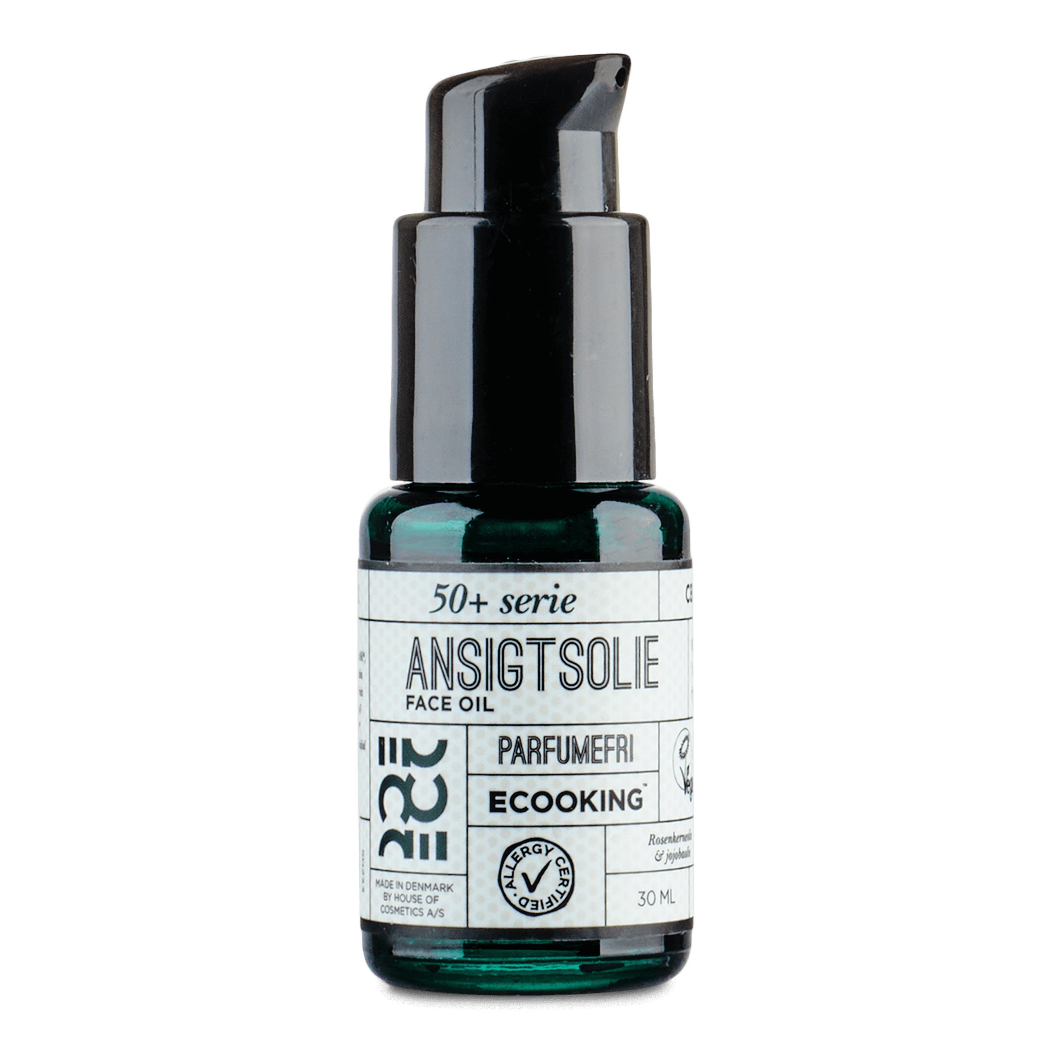Ecooking 50+ Ansigtsolie. 30 ml, 379,95 kr.
