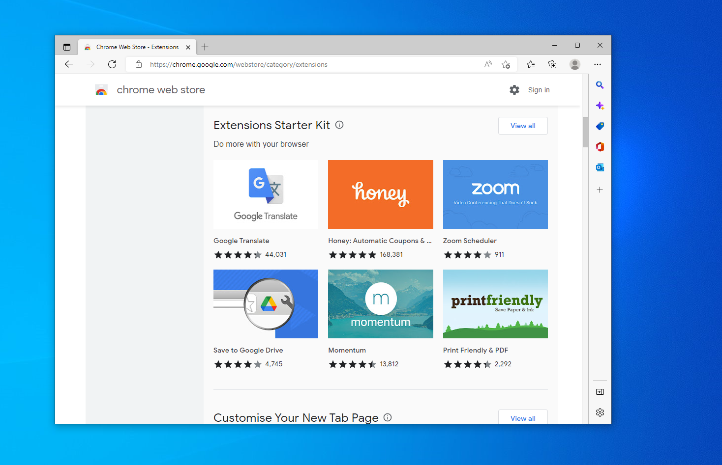 how to download chrome with microsoft edge