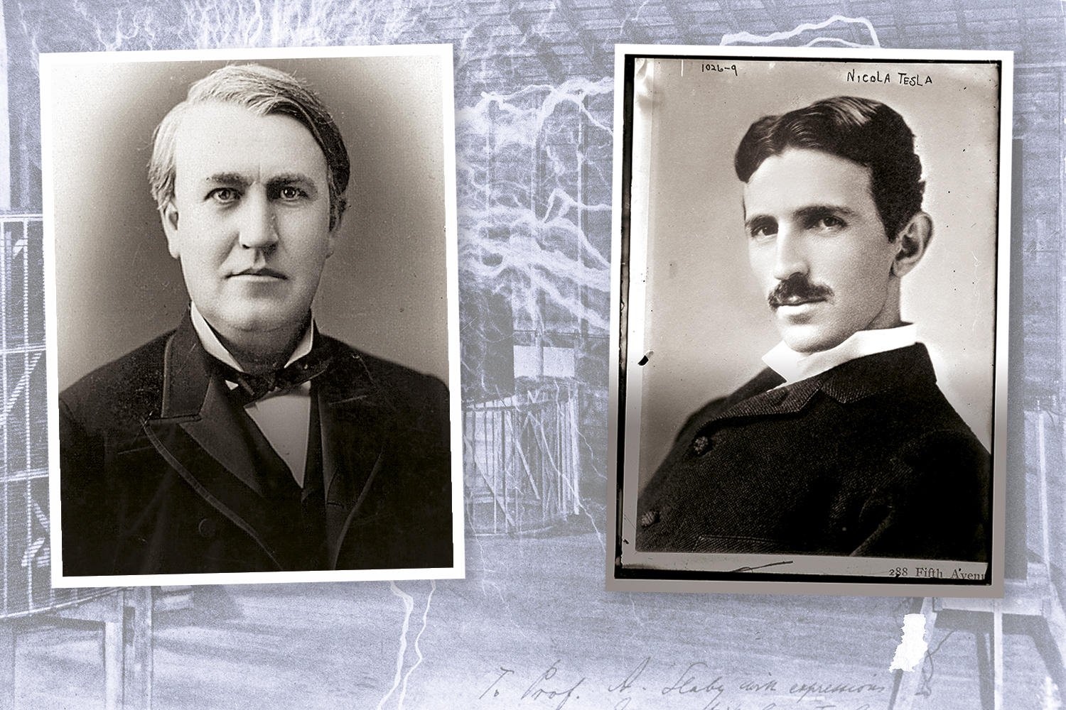 Томас Эдисон и Никола Тесла