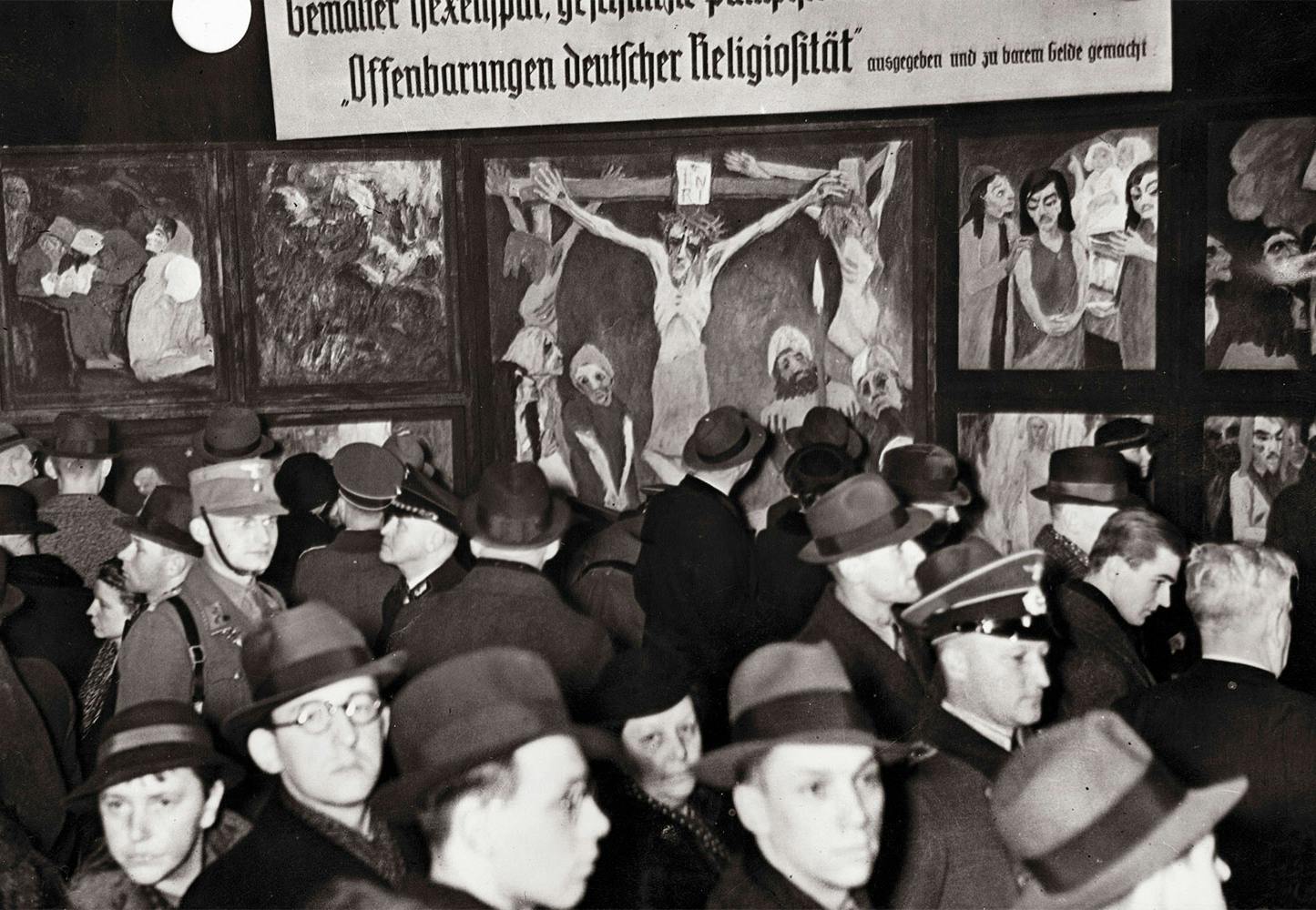 Entartete Kunst i München 1937.
