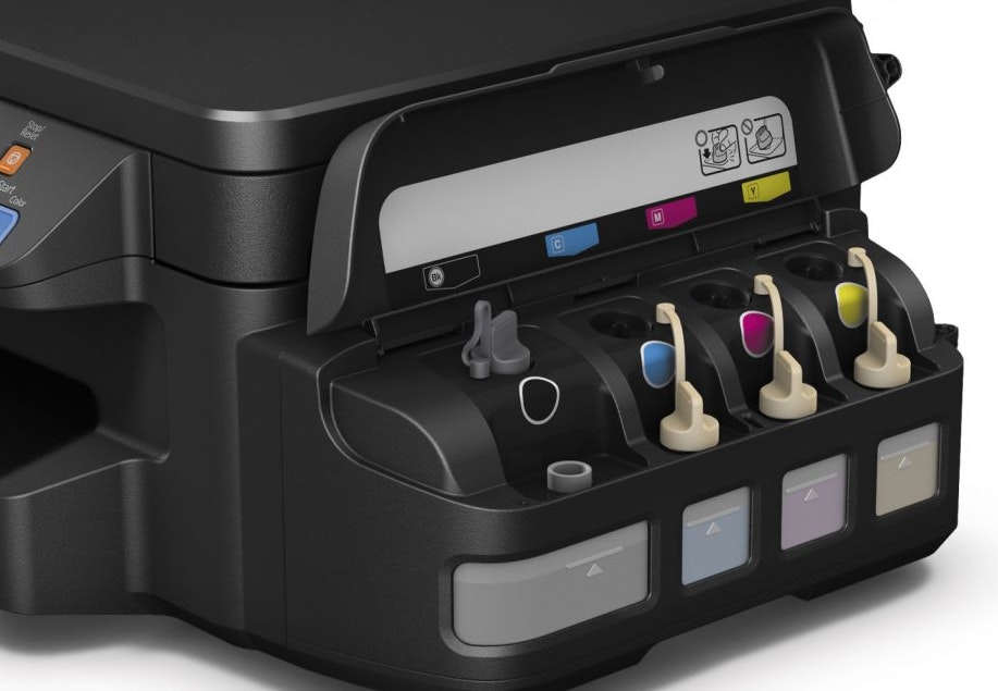 Test: Fyld selv blk p printeren