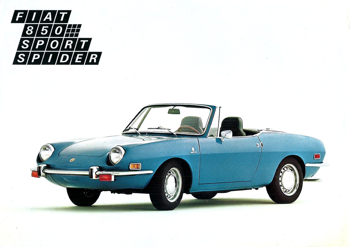 Fiat 850 Sport Spider 1968 brochure