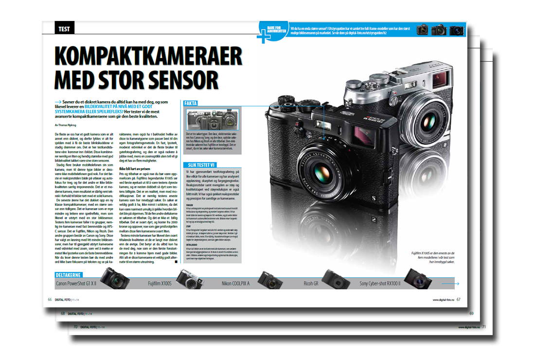 Stortest av kompaktkameraer med stor sensor | Digital-foto.no