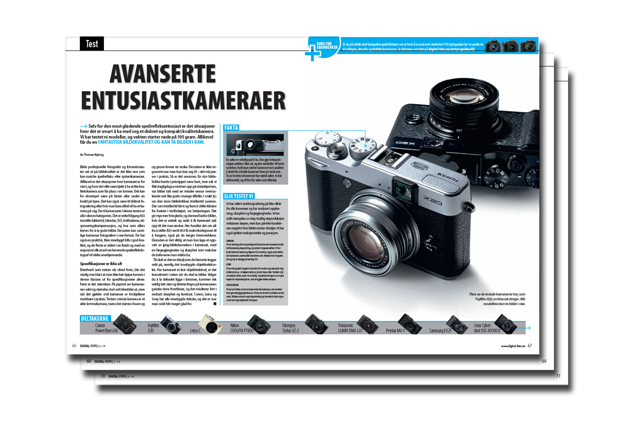 Avanserte kompaktkameraer | Digital-foto.no