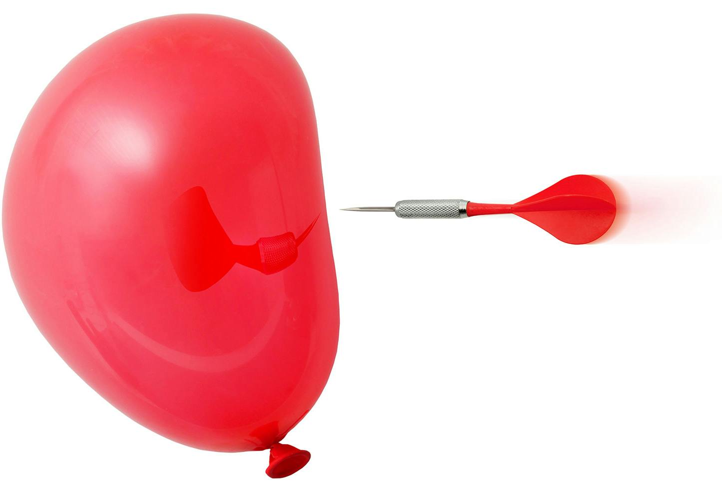 Varför smäller det när en ballong går sönder?