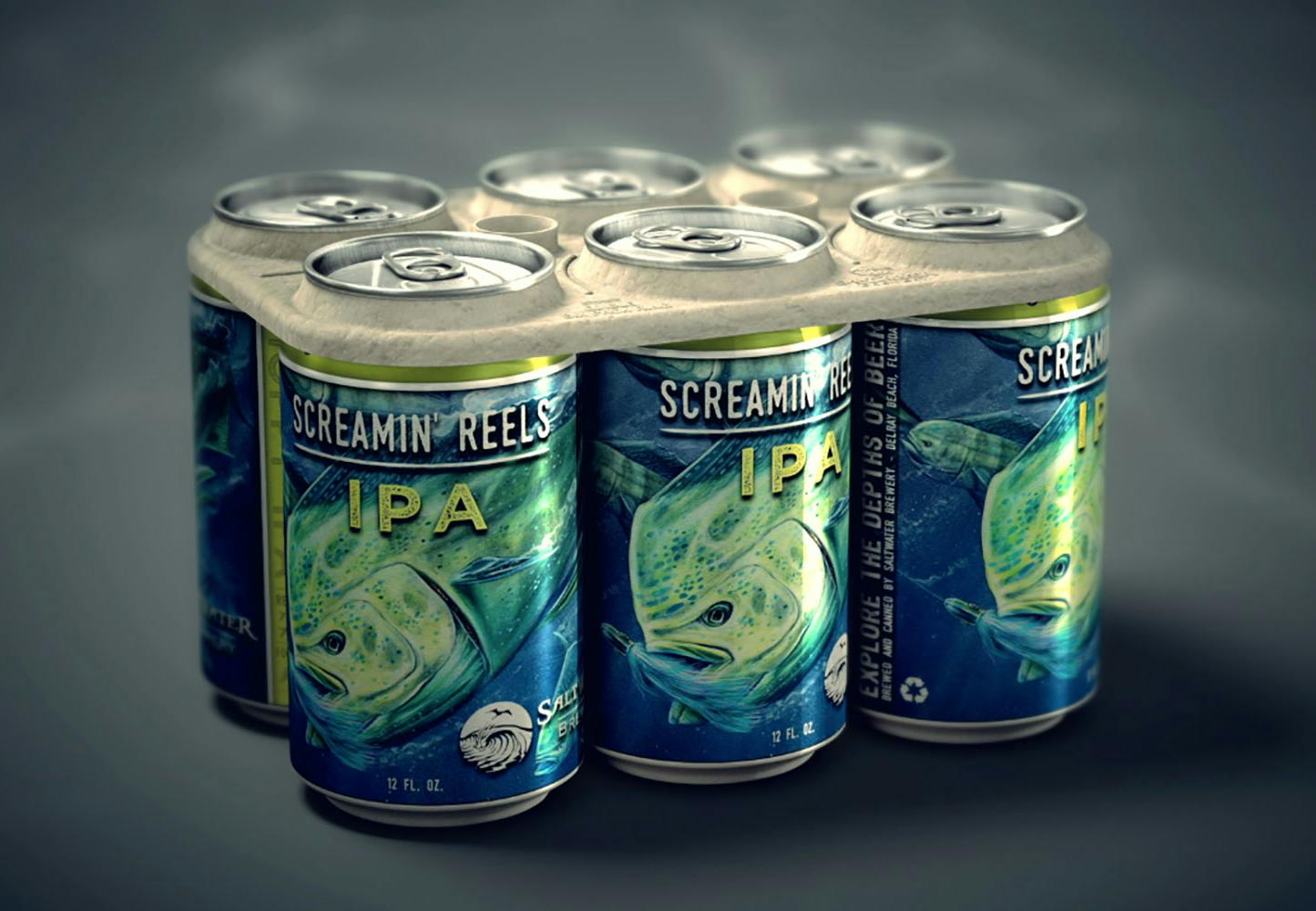 Spiselig ølemballage
