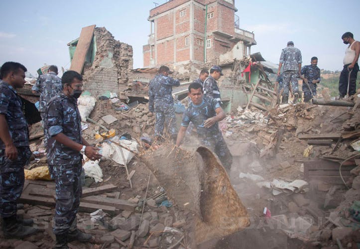 Jordskalv Nepal
